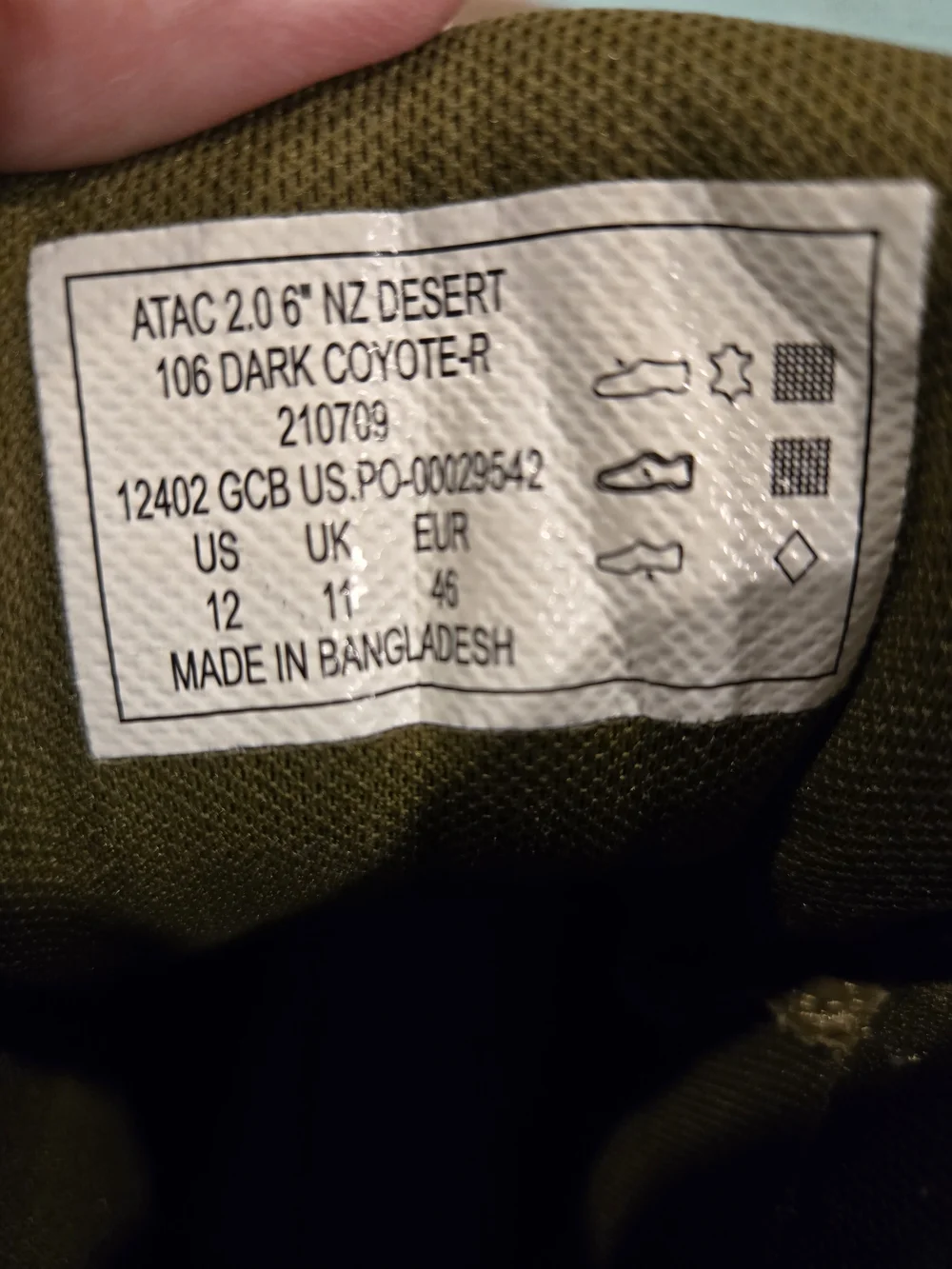 *5.11 Tactical* Suede Lace-Up Tactical Boots in Dark Coyote